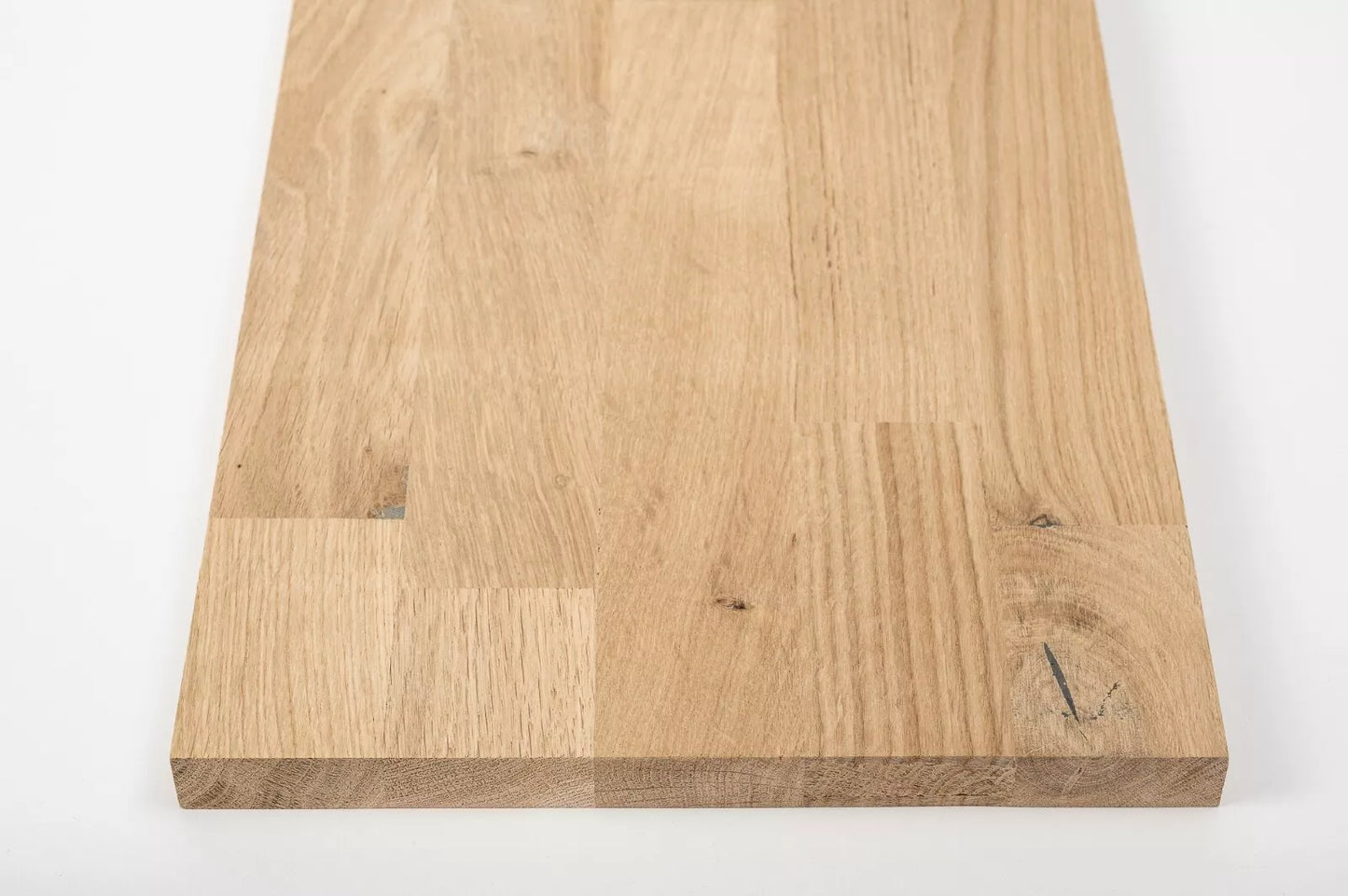 Līmēta masīvkoka plātne DIY Ozols Rustic, audzētas lameles fixētā platumā, 26 mm