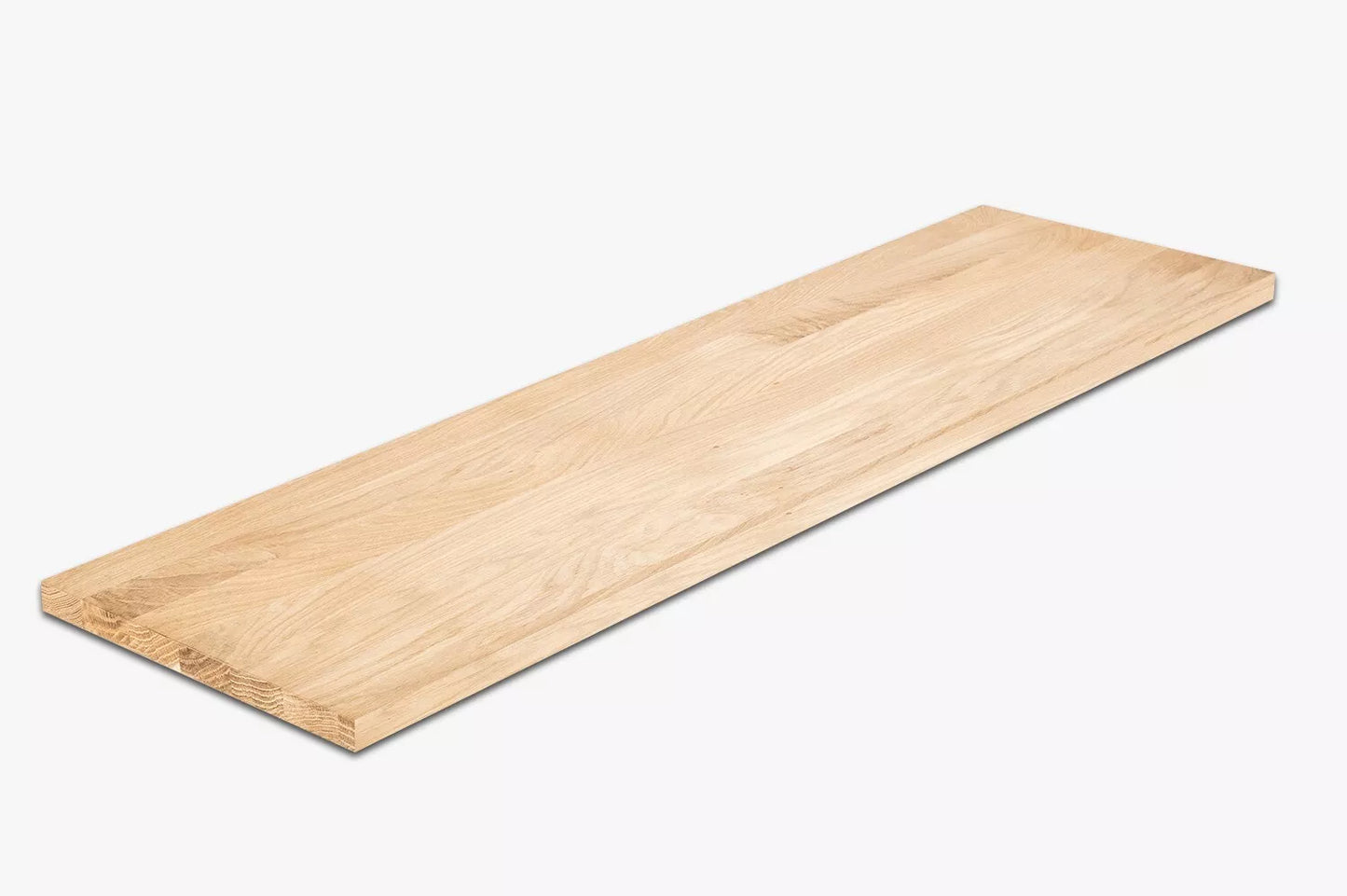 Shelf Stair tread Risers Windowsill Oak A/B, full stave lamellas, 26 mm, Unfinished