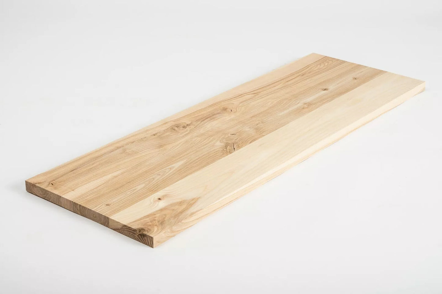 Shelf Stair tread Risers Windowsill Ash Rustic, full stave lamellas, 20 mm, Unfinished