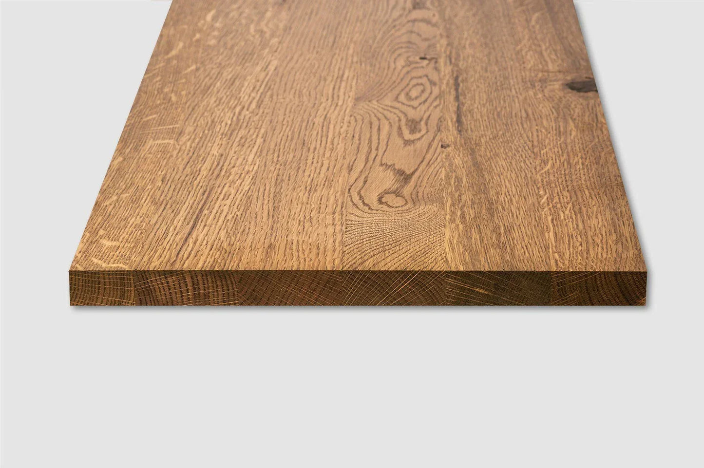 Plaukts, trepju pakāpiens, pretpakāpiens, palodze, Ozols Rustic, pilnas lameles, 26 mm, eļļots tonī Antique,