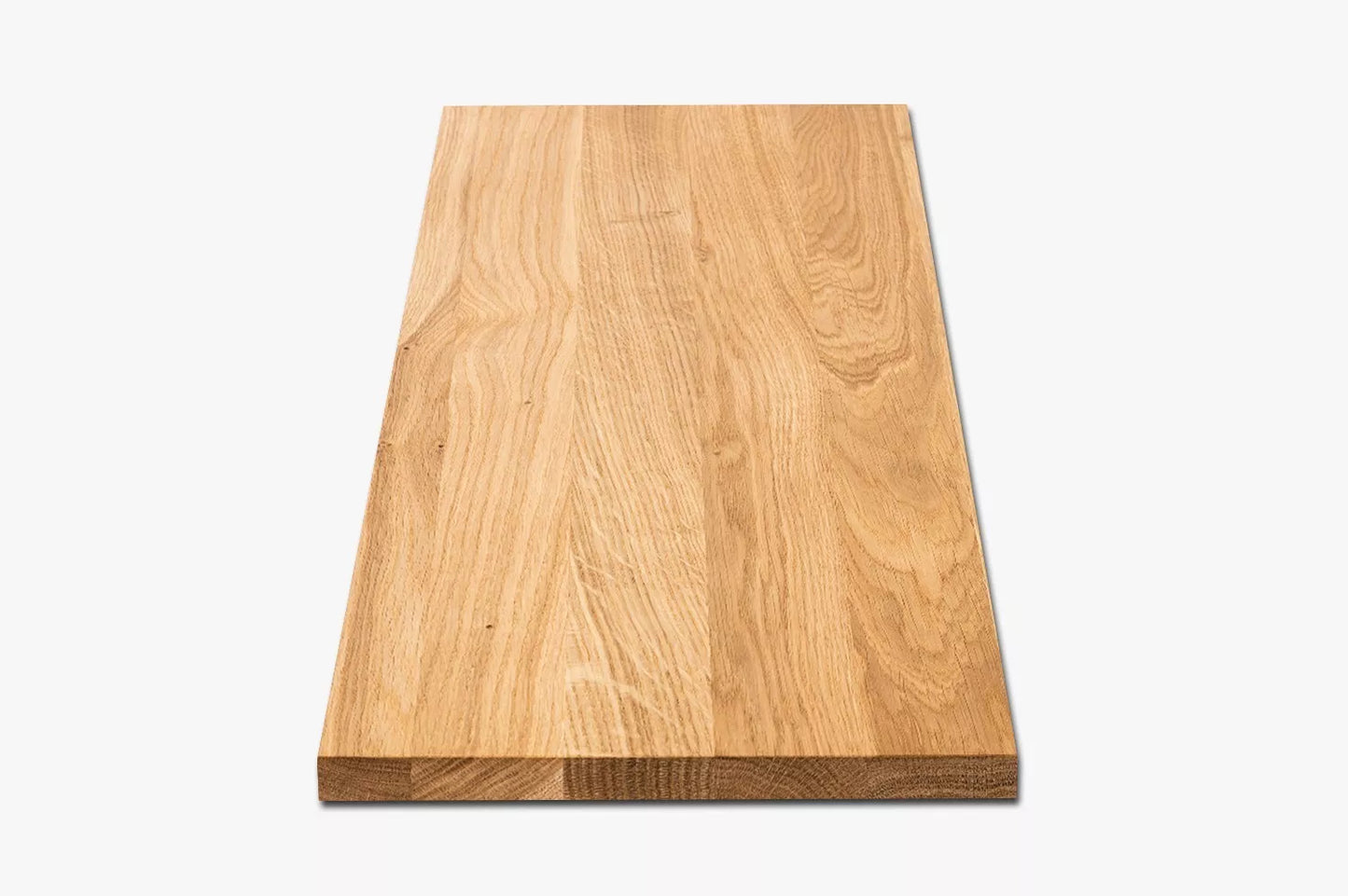 Shelf Stair tread Risers Windowsill Oak A/B, full stave lamellas, 20 mm, Hard wax oil natur (colourless)