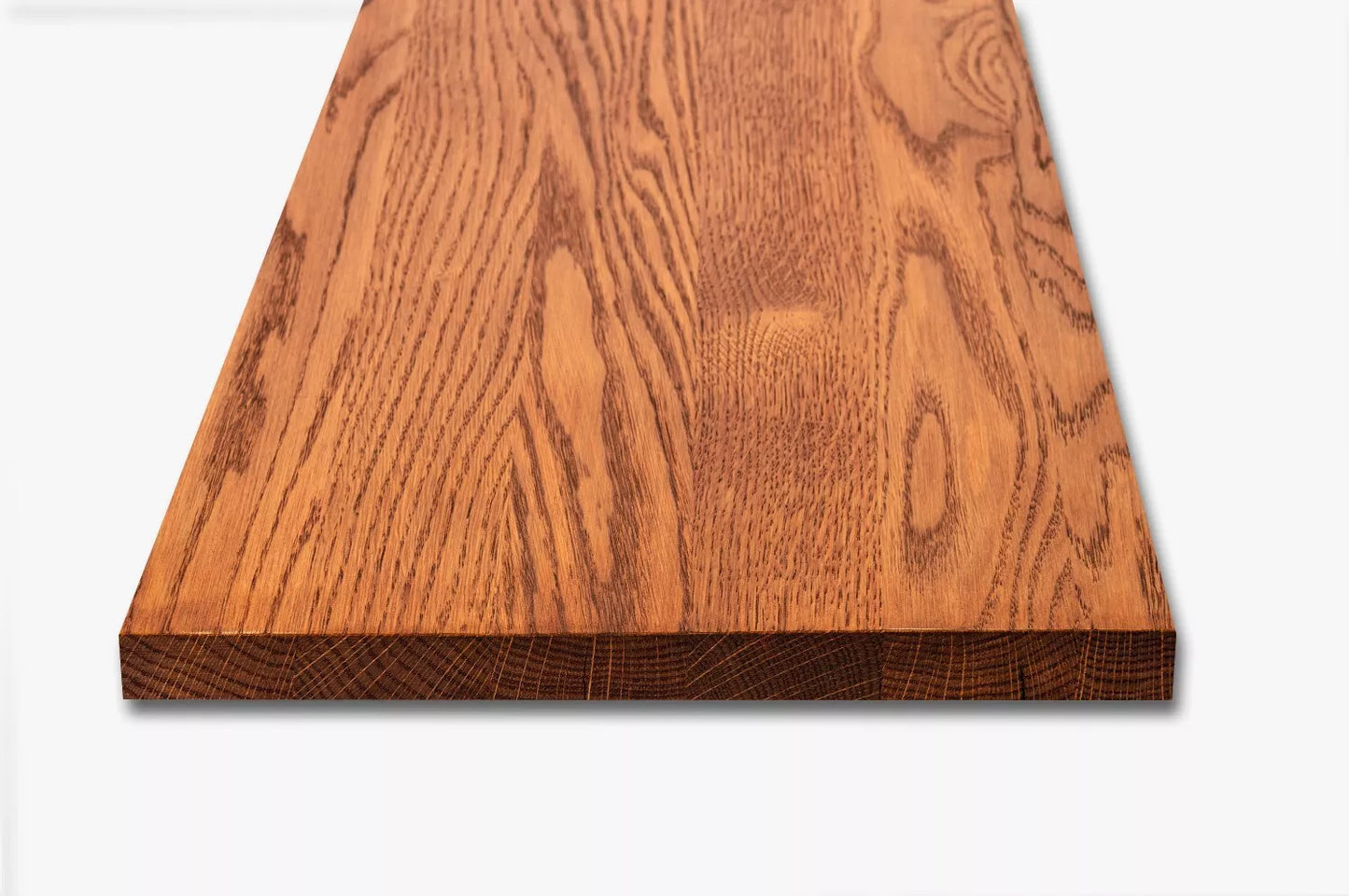 Shelf Stair tread Risers Windowsill Oak A/B, full stave lamellas, 26 mm, Cherry oil