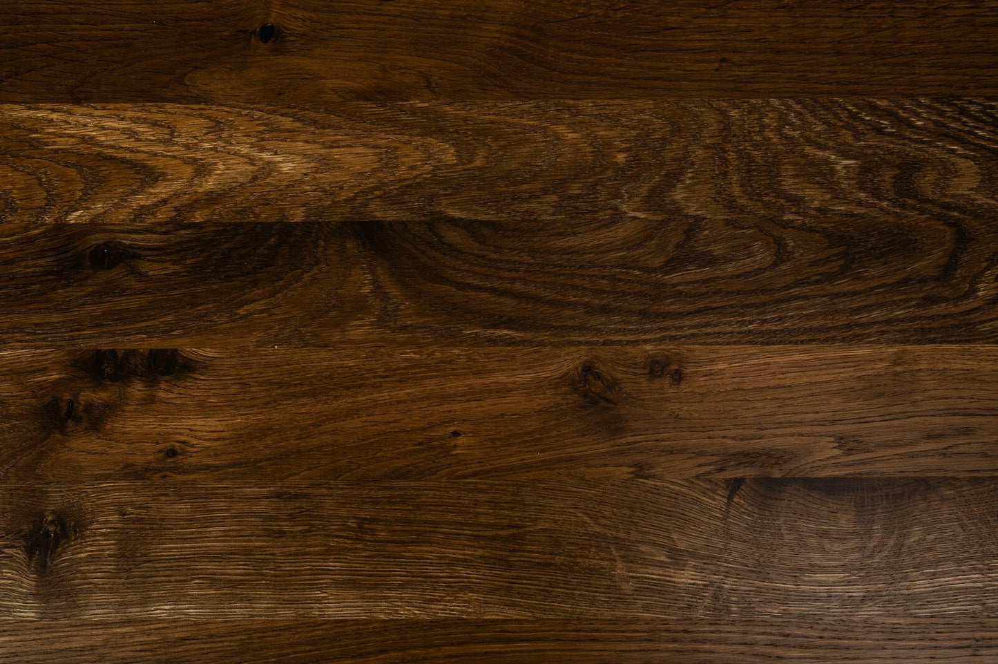 Stair tread Windowsill with overhang Smoked Oak Rustic, full stave lamellas, 26 mm, Matte lacquered