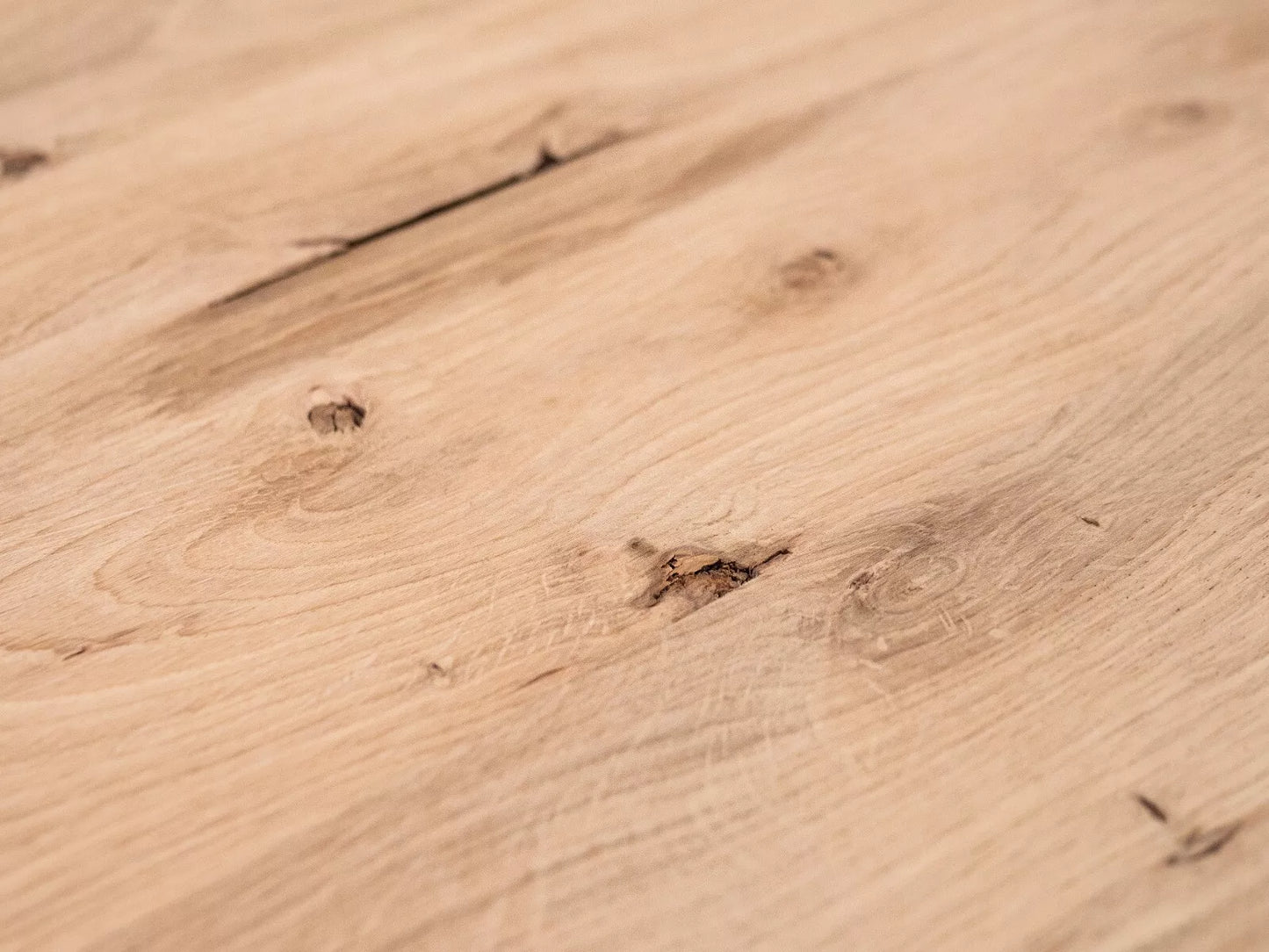 Līmēta masīvkoka plātne DIY Ozols Rustic, pilnas lameles fixētā platumā, 52mm, 3-kārt