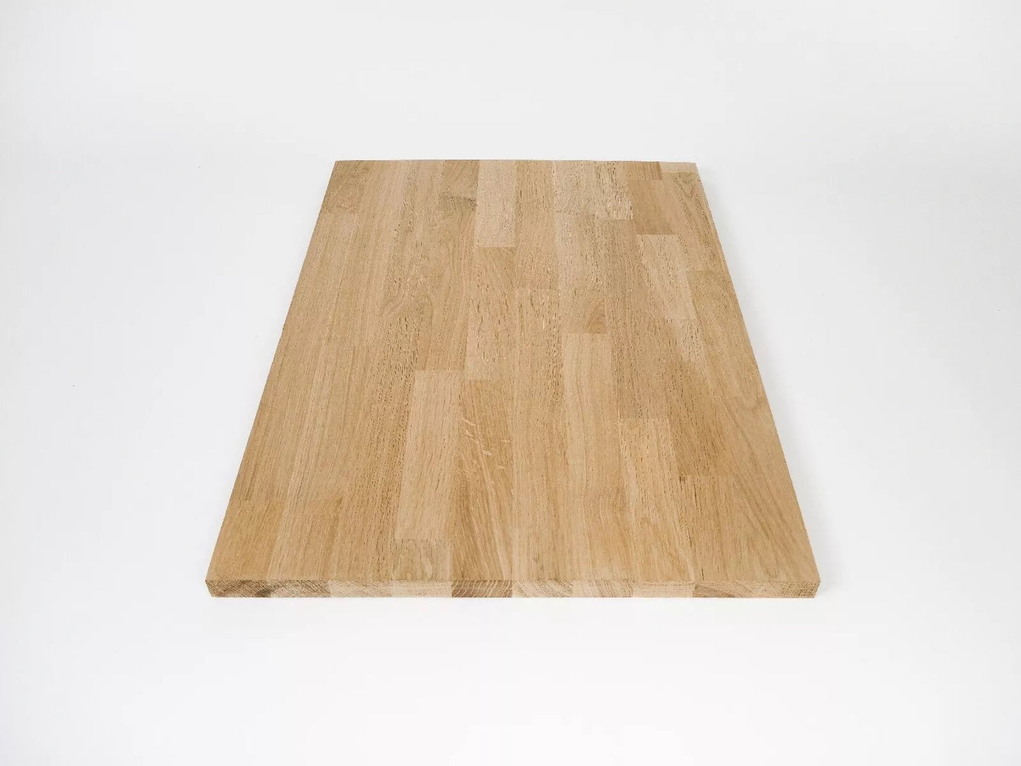 Solid edge glued panel DIY Oak A/B, finger jointed lamellas with fixed width, 26 mm