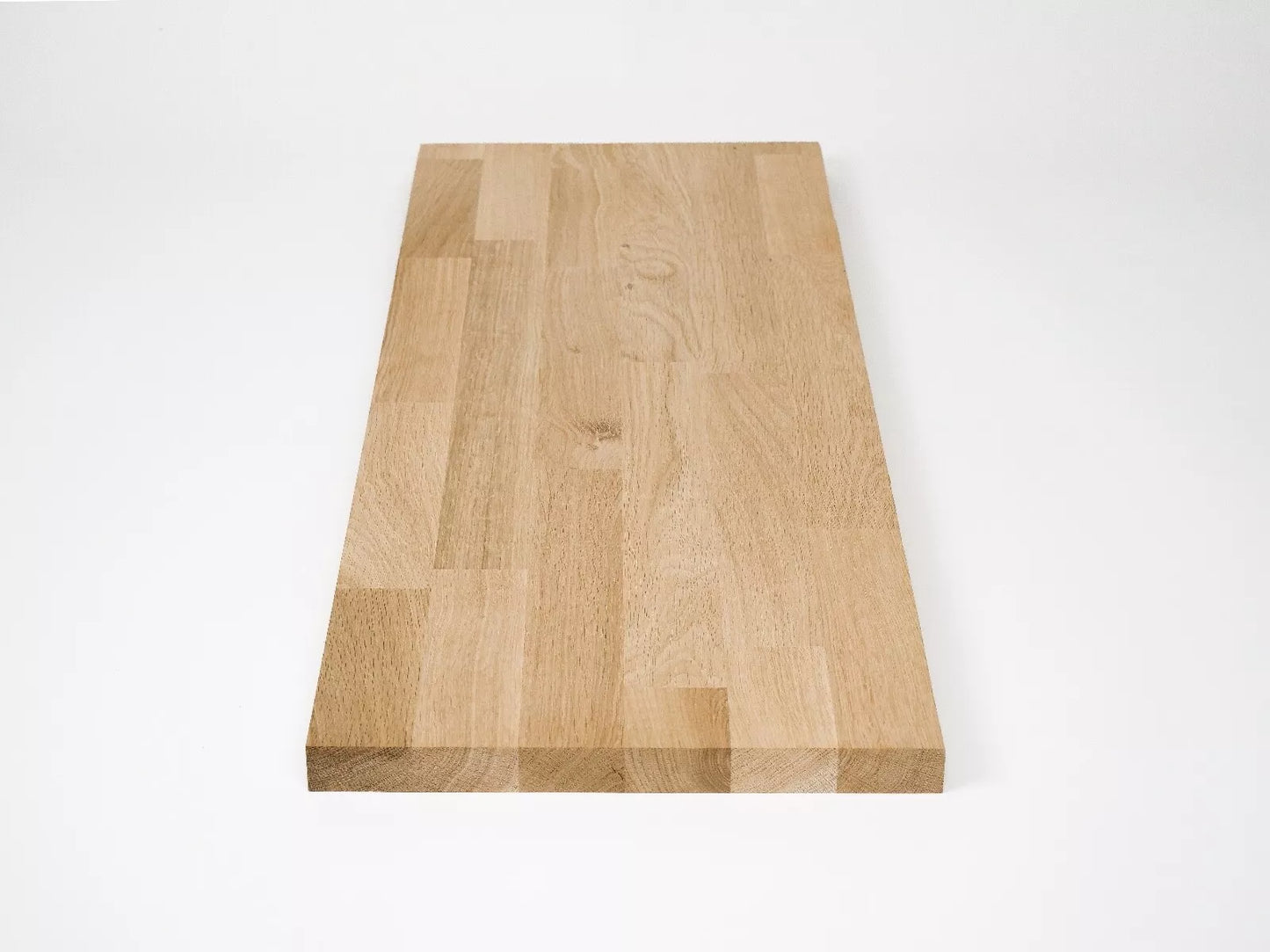 Solid edge glued panel DIY Oak A/B, finger jointed lamellas with fixed width, 26 mm