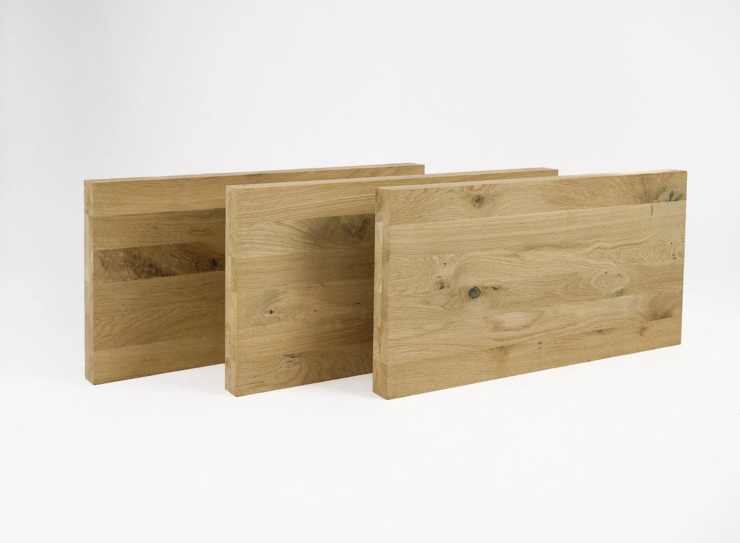 Līmēta masīvkoka plātne DIY Ozols Rustic, pilnas lameles, 40 mm, 2-kārt