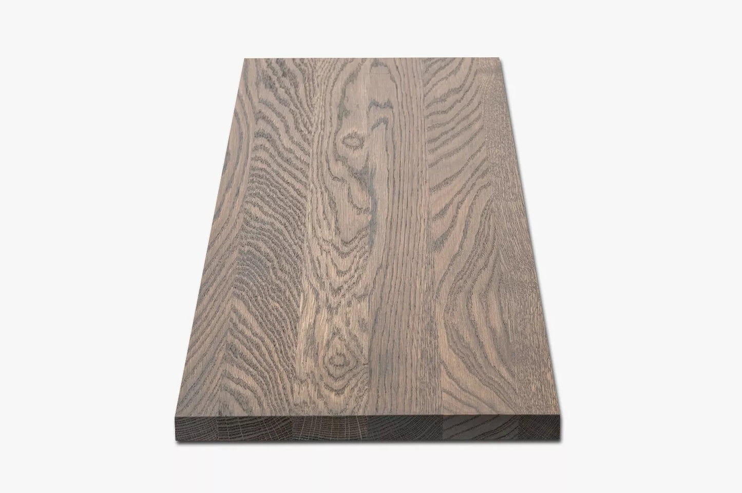 Shelf Stair tread Risers Windowsill Oak A/B, full stave lamellas, 20 mm, Graphite oil