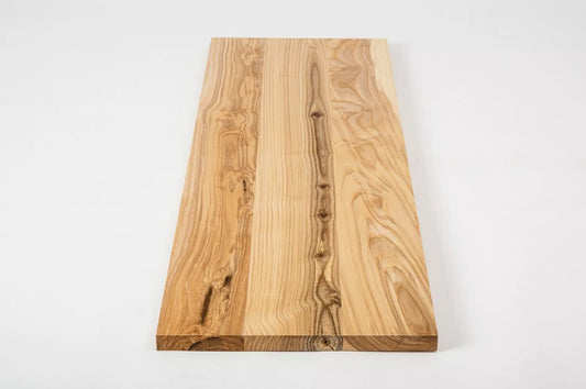 Shelf Stair tread Risers Windowsill Ash Rustic, full stave lamellas, 20 mm, Hard wax oil natur (colourless)