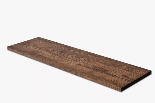 Shelf Stair tread Risers Windowsill Oak A/B, full stave lamellas, 26 mm, Walnut oil