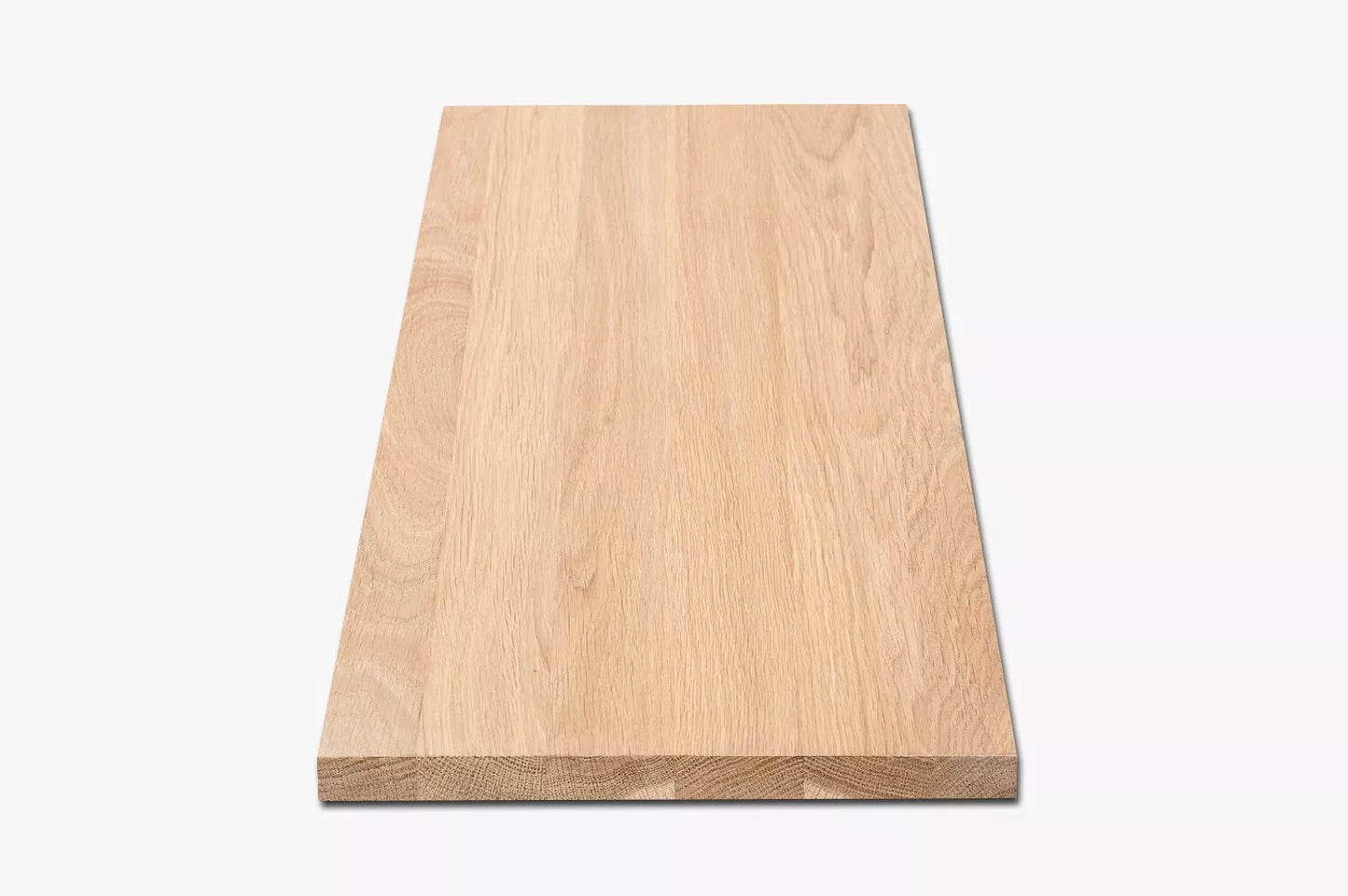 Shelf Stair tread Risers Windowsill Oak A/B, full stave lamellas, 20 mm, White oil
