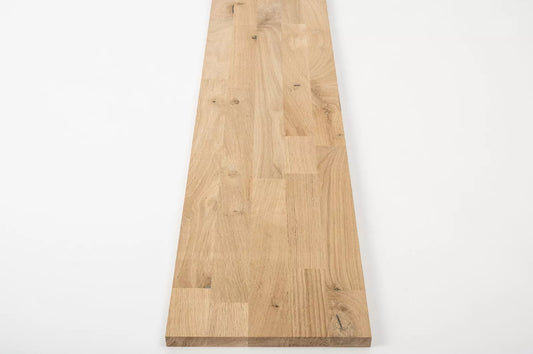 Līmēta masīvkoka plātne DIY Ozols Rustic, audzētas lameles fixētā platumā, 20 mm