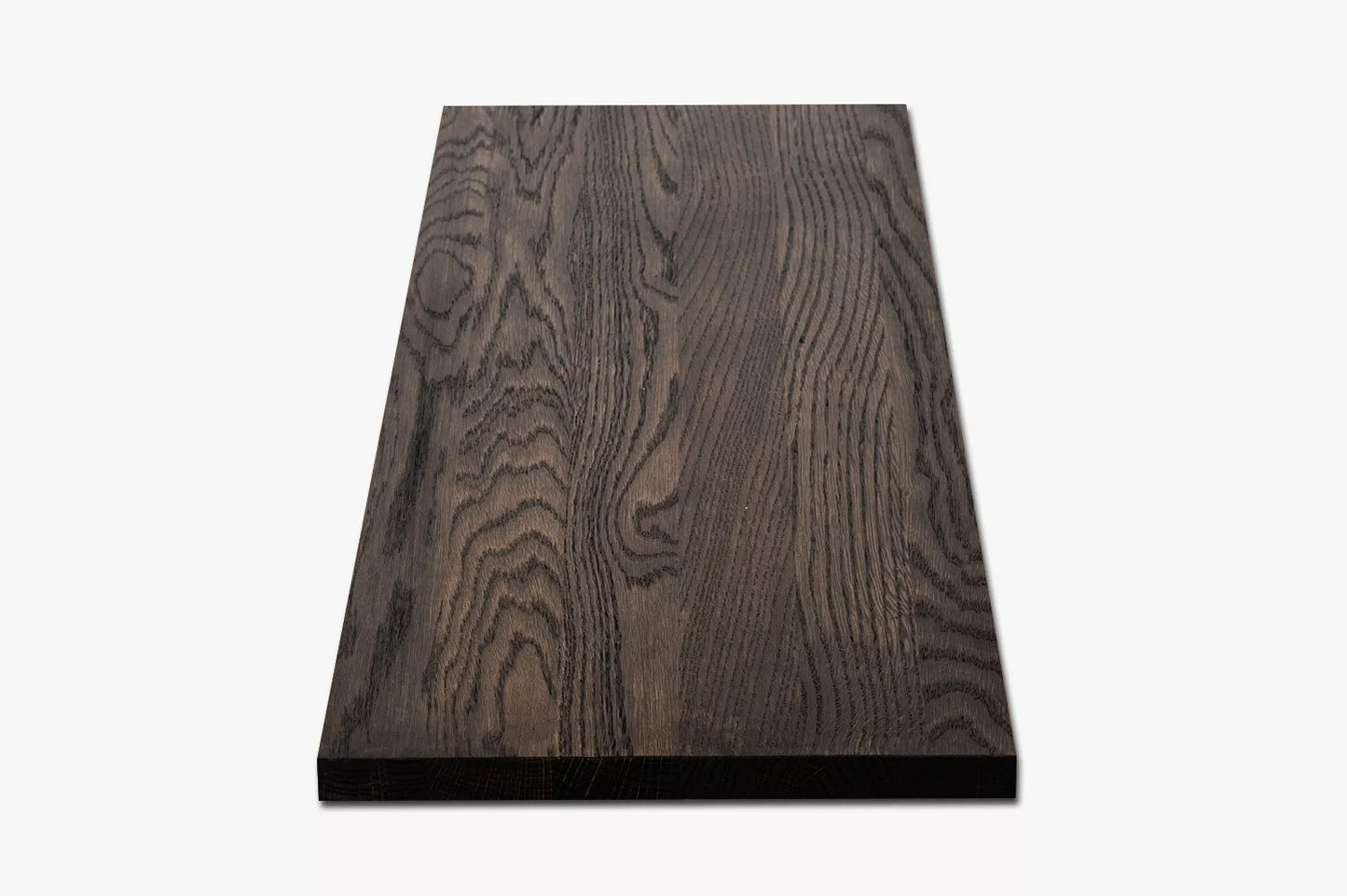 Shelf Stair tread Risers Windowsill Oak A/B, full stave lamellas, 26 mm, Black oil