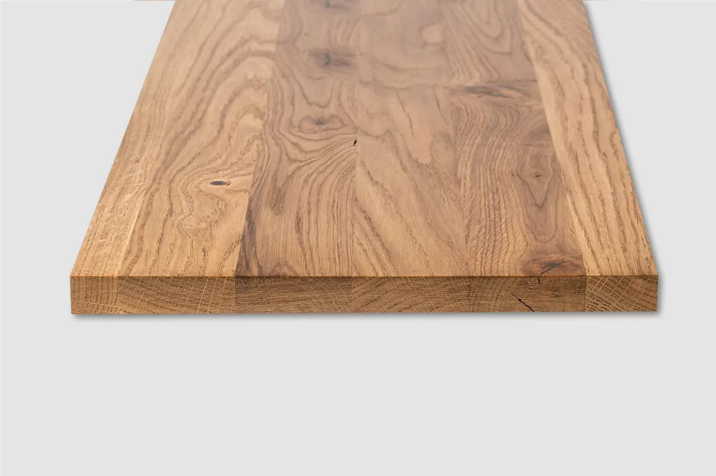 Plaukts, trepju pakāpiens, pretpakāpiens, palodze, Ozols Rustic, pilnas lameles, 16mm, eļļots Bronzas tonī