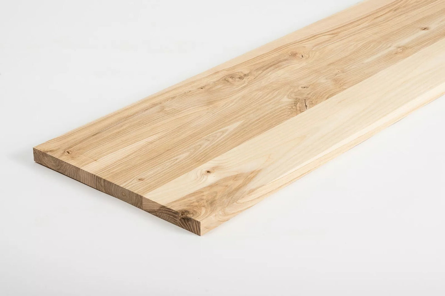 Shelf Stair tread Risers Windowsill Ash Rustic, full stave lamellas, 20 mm, Unfinished