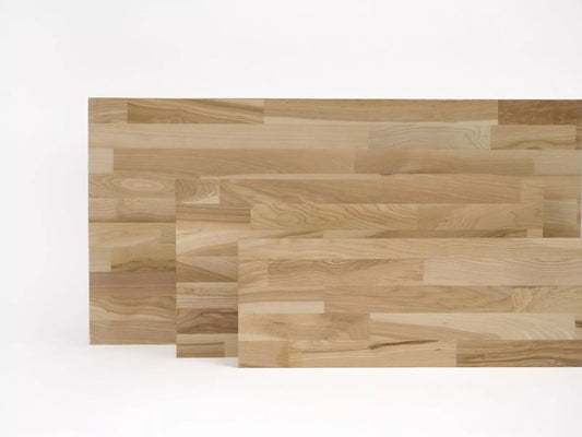Līmēta masīvkoka plātne DIY Osis Brownheart A/B, audzētas lameles fixētā platumā, 26 mm