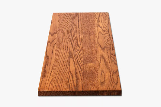 Shelf Stair tread Risers Windowsill Oak A/B, full stave lamellas, 26 mm, Cherry oil