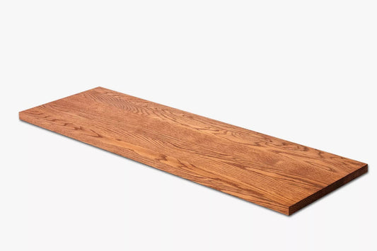 Shelf Stair tread Risers Windowsill Oak A/B, full stave lamellas, 26 mm, Cherry oil