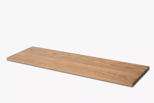 Shelf Stair tread Risers Windowsill Oak A/B, full stave lamellas, 26 mm, Bronze oil