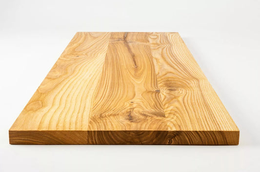Shelf Stair tread Risers Windowsill Ash Rustic, full stave lamellas, 20 mm, Naturally oiled