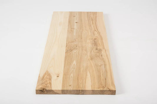 Shelf Stair tread Risers Windowsill Ash Rustic, full stave lamellas, 20 mm, Unfinished