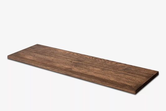 Plaukts, trepju pakāpiens, pretpakāpiens, palodze, Ozols Rustic, pilnas lameles, 20 mm, eļļots tonī Valrieksts