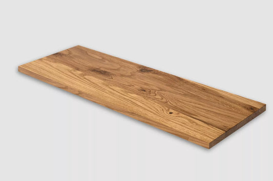 Plaukts, trepju pakāpiens, pretpakāpiens, palodze, Ozols Rustic, pilnas lameles, 26 mm, Bronzas tonī