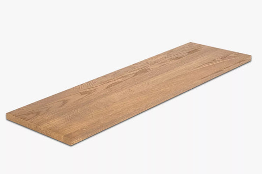 Shelf Stair tread Risers Windowsill Oak A/B, full stave lamellas, 26 mm, Bronze oil