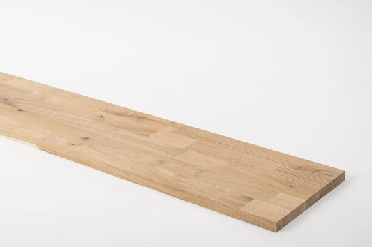Līmēta masīvkoka plātne DIY Ozols Rustic, audzētas lameles fixētā platumā, 26 mm