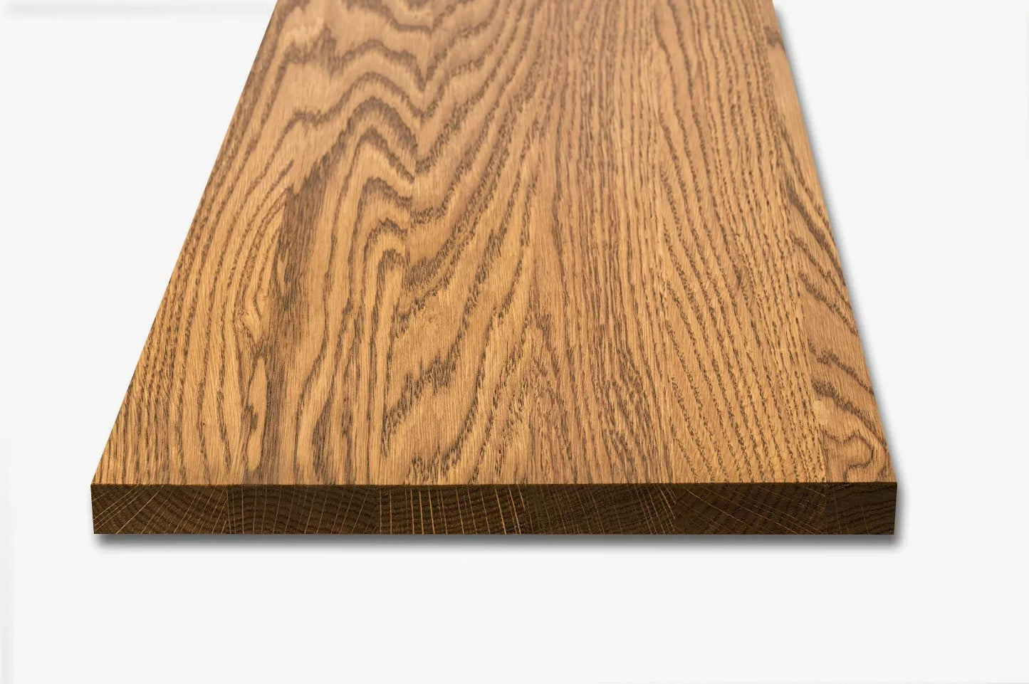 Shelf Stair tread Risers Windowsill Oak A/B, full stave lamellas, 26 mm, Antique oil