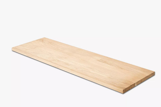 Shelf Stair tread Risers Windowsill Oak A/B, full stave lamellas, 26 mm, Unfinished