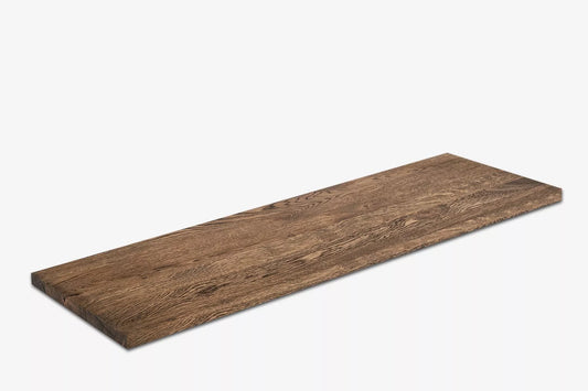 Plaukts, trepju pakāpiens, pretpakāpiens, palodze, Ozols Rustic, pilnas lameles, 20 mm, eļļots tonī Kūpināts Ozols