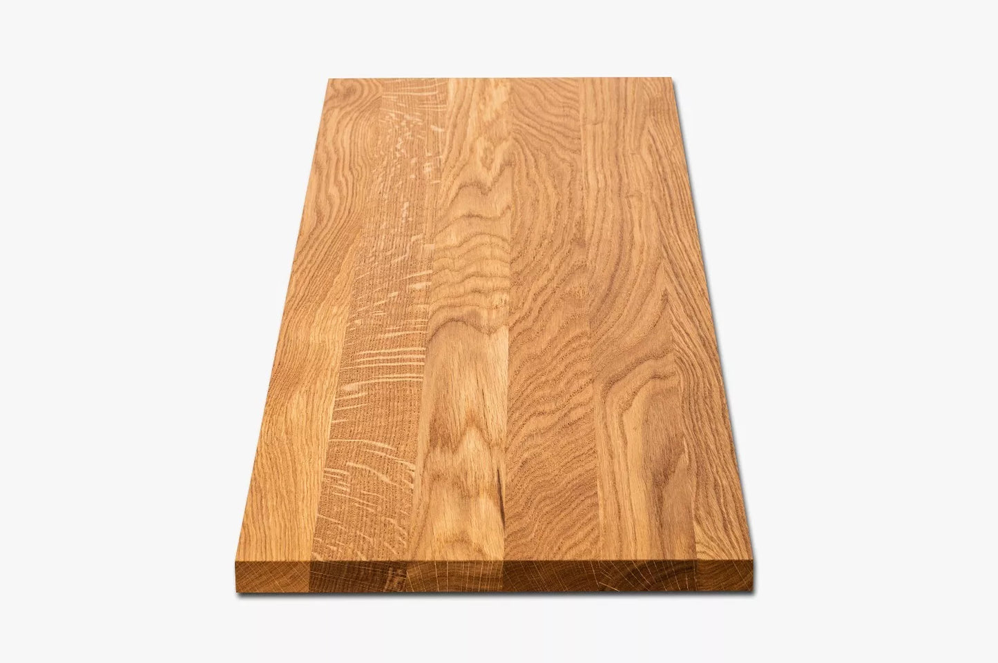 Shelf Stair tread Risers Windowsill Oak A/B, full stave lamellas, 26 mm, Naturally oiled