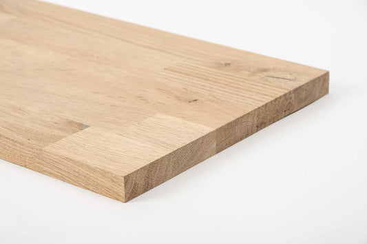 Līmēta masīvkoka plātne DIY Ozols Rustic, audzētas lameles fixētā platumā, 26 mm