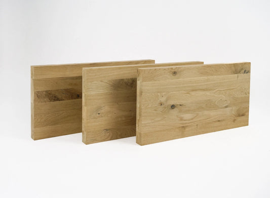 Līmēta masīvkoka plātne DIY Ozols Rustic, pilnas lameles, 40 mm, 2-kārt