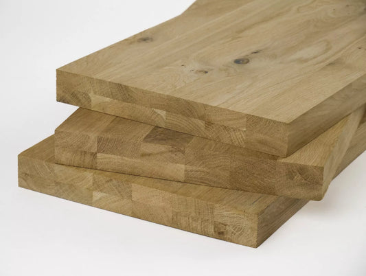 Līmēta masīvkoka plātne DIY Ozols Rustic, pilnas lameles, 40 mm, 2-kārt