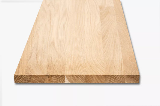 Līmēta masīvkoka plātne DIY Ozols A/B, pilnas lameles fixētā platumā, 20mm