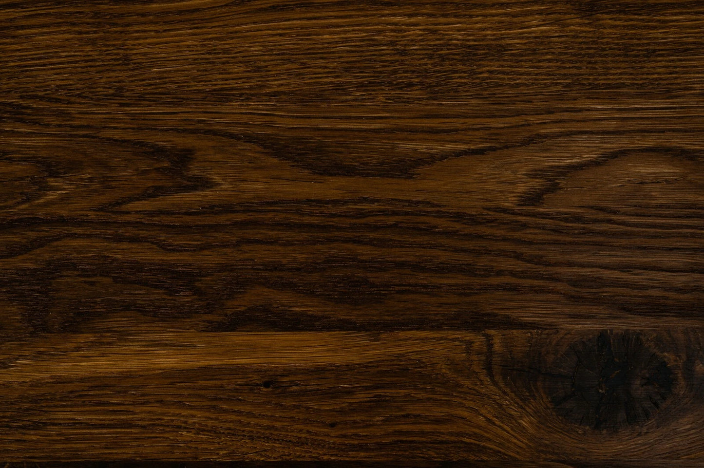 Stair tread Windowsill with overhang Smoked Oak Rustic, full stave lamellas, 26 mm, Naturally oiled